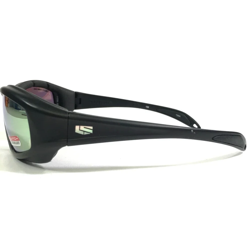 Liberty Sport Sunglasses DEFLECTOR Matte Black Safety Yellow Lenses Z87-2+